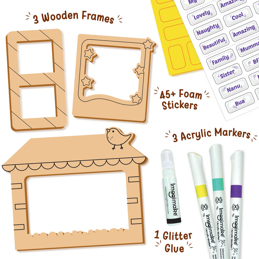 DIY Wood Art - Photo Frame