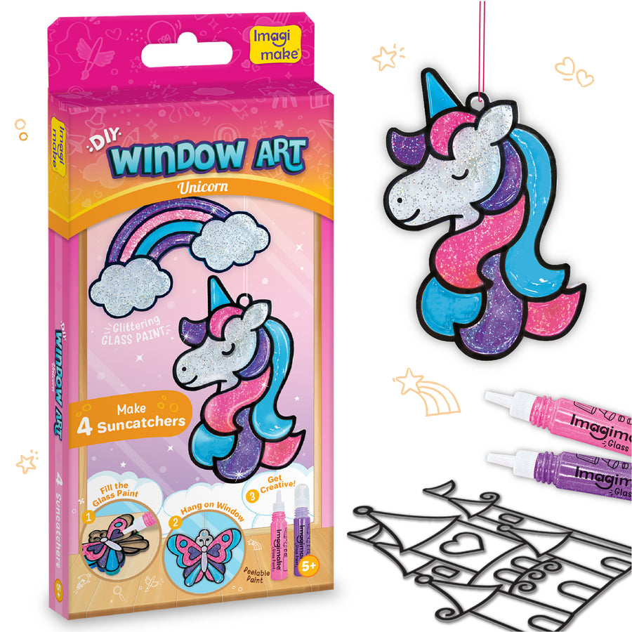 DIY Window Art Unicorn