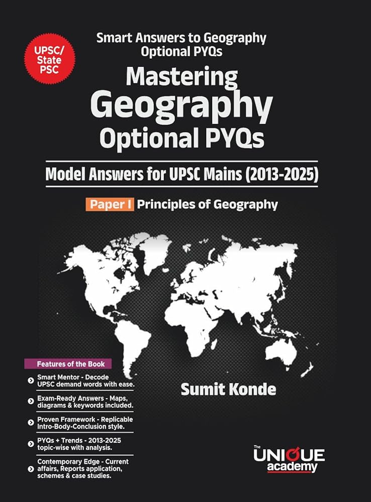 Mastering Geography Optional PYQs By Sumit Konde (English)