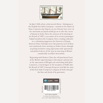 Governors Of Empire : The East India Company’s Chief Functionaries in India By Amar Farooqui (English)