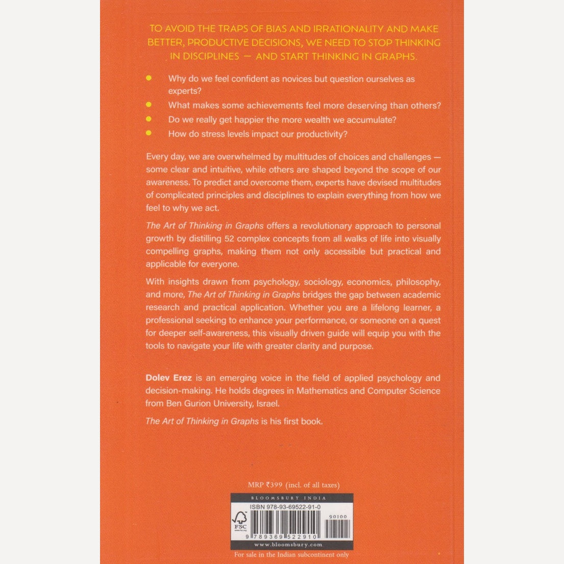 The Art Of Thinking In Graphs By Dolev Erez (English)