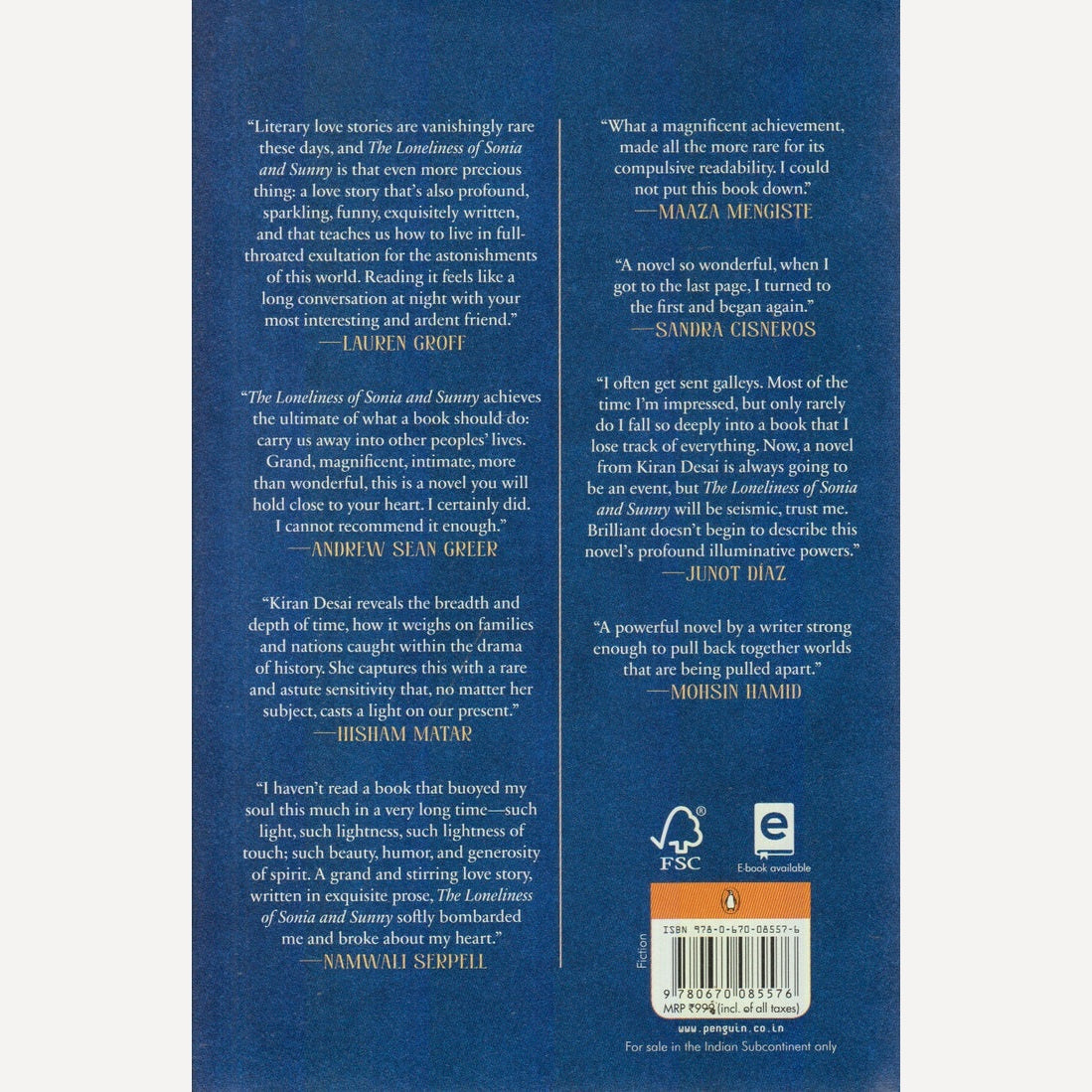 The Loneliness of Sonia and Sunny By Kiran Desai (English)