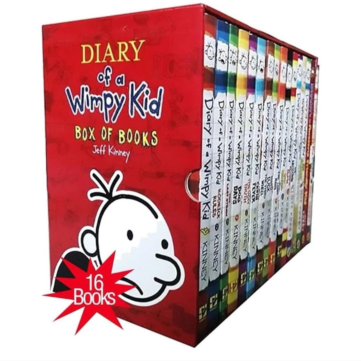 Diary of a Wimpy Kid 1-16 Books The Ultimate Collectiopn Set Box By Jeff Kinney (English)