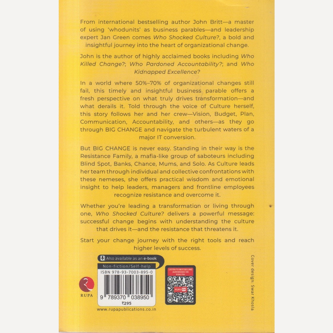 WHO SHOCKED CULTURE? By JOHN BRITT And JAN GREEN (English)