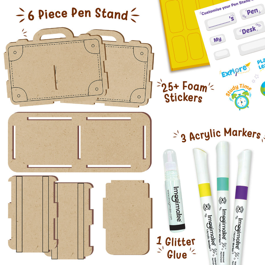 DIY Wood Art - Pen Stand