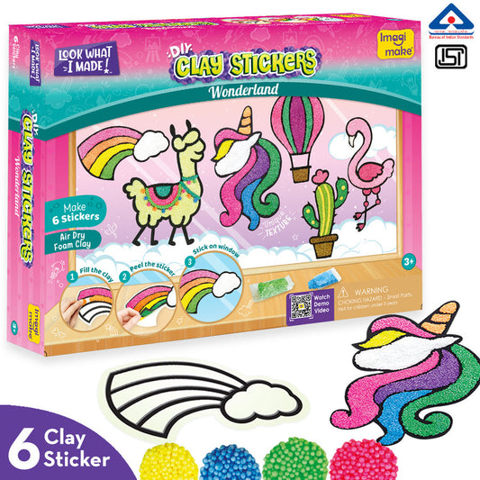 Clay Stickers - Wonderland