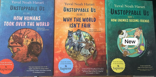 Combo Set 3 Books ( Unstoppable Us, Volume 1 + Volume 2 + Volume 3) By Yuval Noah Harari (English)