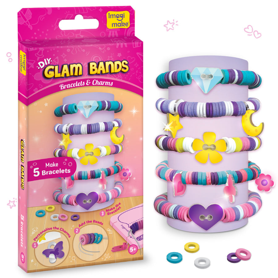 DIY Glam Bands Bracelet & Charms