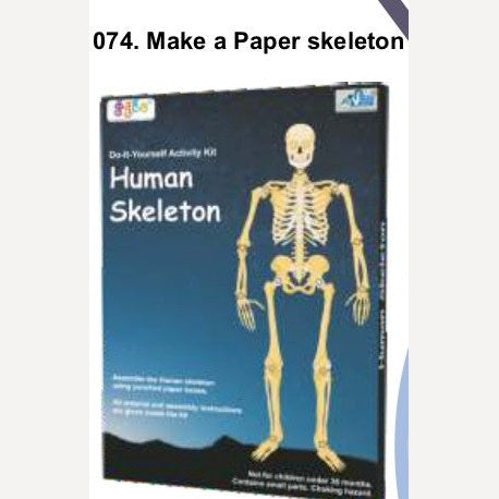 Make a Paper skeleton By Kutuhal
