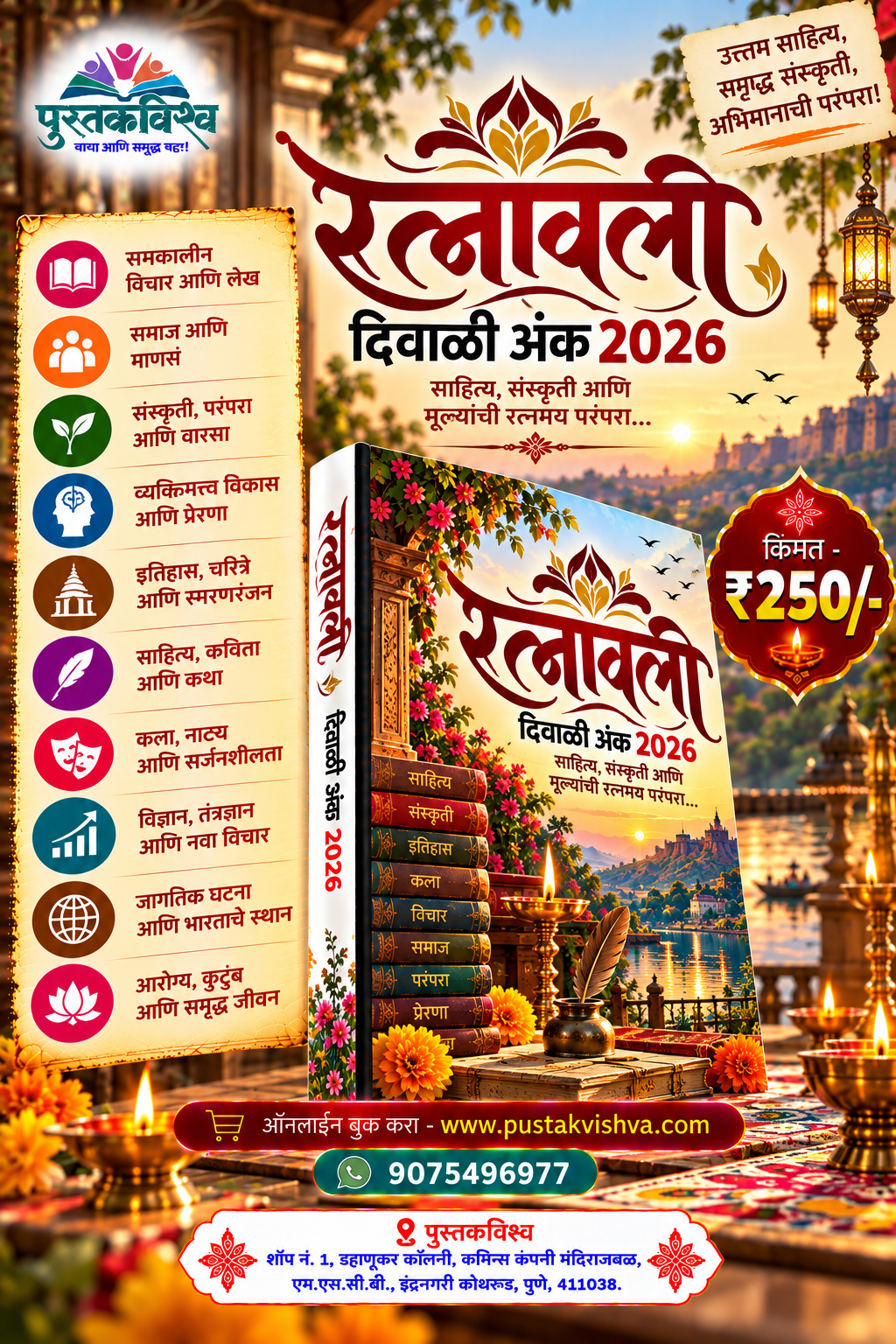 Ratnavali Diwali Ank 2026 ( रत्नावली दिवाळी अंक  २०२६ )