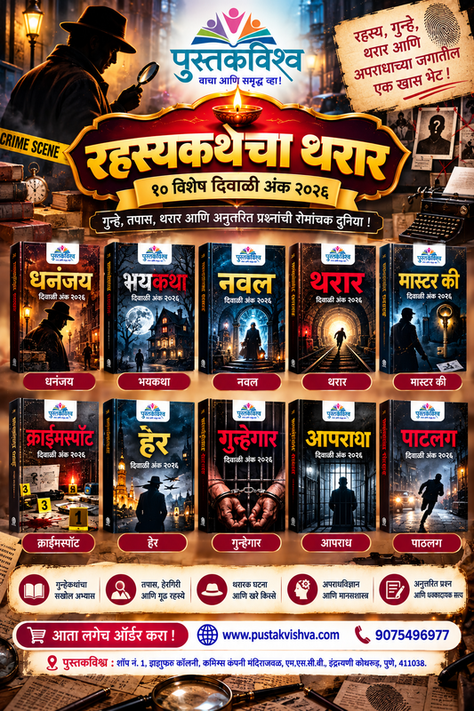 Rahasya Katha Vishayak Diwali Ank 2026  Set of 10 (रहस्य विषयक दिवाळी अंक कॉम्बो सेट ऑफ १०)