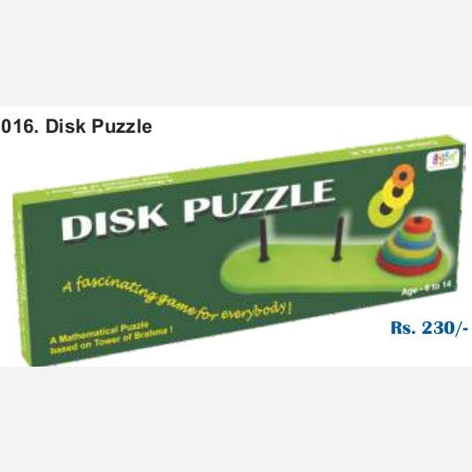 Disk Puzzle By Kutuhal