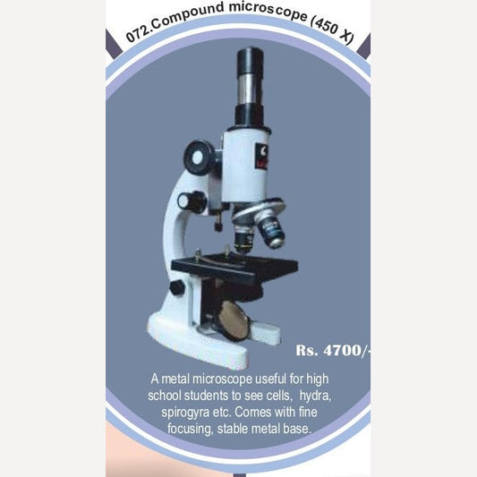 Compound Microscope 450 x By Kutuhal