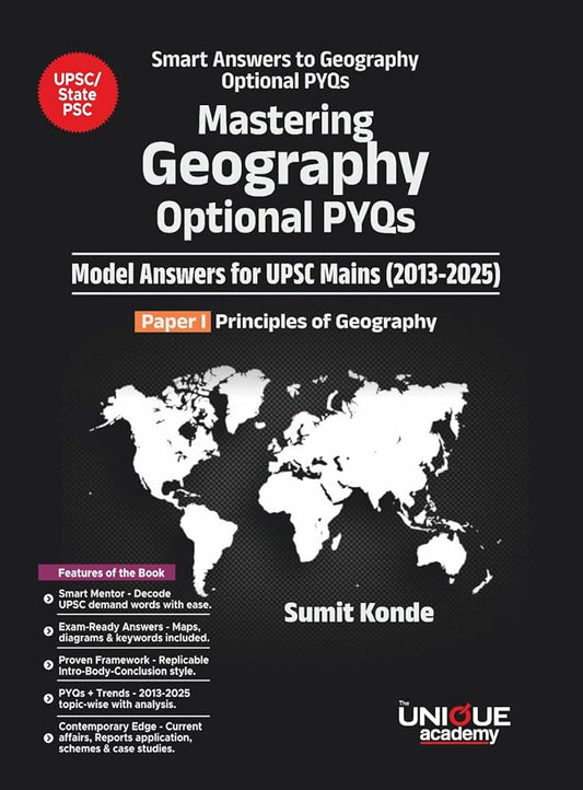 Mastering Geography Optional PYQs By Sumit Konde (English)