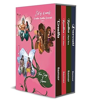 Samar set of 4 Books English Radha Part 1 & 2 Urmila, Parvati By Samar (English)