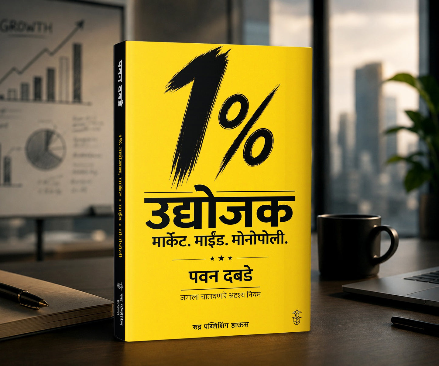 1% Udyojak Market . Mind. Monopoli By Pawan Dabade (1% उद्योजक मार्केट. माईंड. मोनोपोली - पवन दबडे )