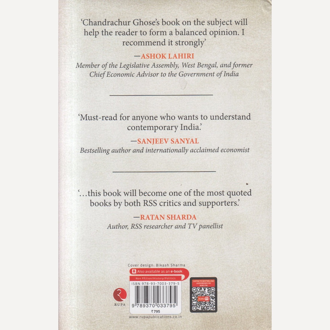 MANY SHADES OF SAFFRON By CHANDRACHUR GHOSE (English)